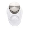 Bouteille d'eau étanche avec bouchon en métal blanc | sans marquage | non disponible | non disponible