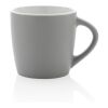 Mug en céramique avec intérieur coloré gris-blanc | sans marquage | non disponible | non disponible