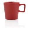 Tasse à café céramique au design moderne rouge | sans marquage | non disponible | non disponible
