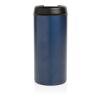 Mug Metro en acier inoxydable recyclé RCS bleu | sans marquage | non disponible | non disponible