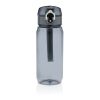 Bouteille d'eau 600ml étanche en rPET RCS Yide noir | sans marquage | non disponible | non disponible