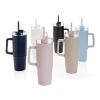 Mug 900ml avec poignée en plastique recyclé RCS Tana rose | sans marquage | non disponible | non disponible