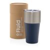 Mug 500ml en acier recyclé certifié RCS Fluid blue marin | sans marquage | non disponible | non disponible