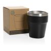 Tasse à café 300ml à double paroi en acier RCS Clark noir | sans marquage | non disponible | non disponible