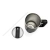 Mug 1.2L en acier recyclé RCS Stadley noir | sans marquage | non disponible | non disponible
