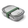 Boîte à lunch Large en acier inoxydable Black+Blum vert olive | sans marquage | non disponible | non disponible