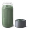 Tasse de voyage en verre 340ML Black+Blum vert olive | sans marquage | non disponible | non disponible