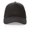 Casquette 5 panneaux en coton recyclé 190gr IMPACT noir | sans marquage | non disponible | non disponible | non disponible