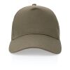 Casquette 5 panneaux en coton recyclé 190gr IMPACT vert | sans marquage | non disponible | non disponible | non disponible