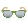 Lunettes de soleil en bambou FSC® et plastique recyclé RCS vert | sans marquage | non disponible | non disponible