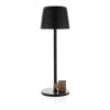 Lampe de table rechargeable par USB en plastique RCS Zenic noir | sans marquage | non disponible | non disponible