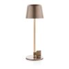Lampe de table rechargeable par USB en plastique RCS Zenic bronze | sans marquage | non disponible | non disponible