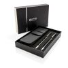 Set stylo exécutif noir-argent | sans marquage | non disponible | non disponible | non disponible