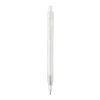 Stylo transparent X8 en rPET GRS blanc | sans marquage | non disponible | non disponible