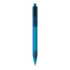 Stylo transparent X8 en rPET GRS bleu | sans marquage | non disponible | non disponible