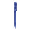 Stylo transparent en ABS recyclé et certifié GRS Devin bleu | sans marquage | non disponible | non disponible