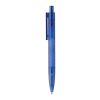 Stylo X3 en plastique givré GRS bleu | sans marquage | non disponible | non disponible