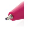 Stylo avec encre ultra glissante en ABS recyclé GRS Vibe rose-blanc | sans marquage | non disponible | non disponible
