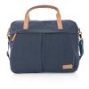 Sac ordinateur Impact AWARE™ en toile 16oz recyclé bleu | sans marquage | non disponible | non disponible | non disponible