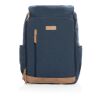 Sac à dos ordinateur Impact AWARE™ en toile 16oz recyclé bleu | sans marquage | non disponible | non disponible | non disponible