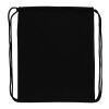 Sac à dos cordelettes en coton recyclé 145 gr Impact AWARE™ noir | sans marquage | non disponible | non disponible | non disponible