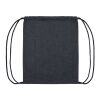 Sac à dos à cordon en denim recyclé Impact AWARE™ bleu | sans marquage | non disponible | non disponible | non disponible