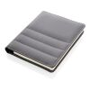 Conférencier A5 Impact en rPET AWARE™ gris | sans marquage | non disponible | non disponible