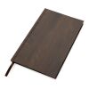 Cahier A5 imprimé bois Kavana marron foncé | sans marquage | non disponible | non disponible