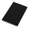 Cahier A5 en feutre recyclé certifié GRS Phrase noir | sans marquage | non disponible | non disponible