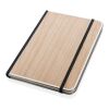 Carnet A5 couverture imprimé bois Treeline marron | sans marquage | non disponible | non disponible