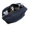 Trousse de toilette en toile recyclée non teintée Aware™ bleu marine | sans marquage | non disponible | non disponible | non disponible