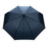 Parapluie 21" automatique rPET 190T et bambou Impact AWARE™ bleu marine | sans marquage | non disponible | non disponible