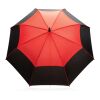 Parapluie tempête 27" en rPET ouverture auto Impact AWARE™ rouge | sans marquage | non disponible | non disponible