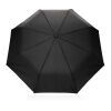 Mini parapluie 21" à ouverture auto en bois d'acacia Kaycey noir | sans marquage | non disponible | non disponible