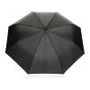 Parapluie 21'' avec mousqueton en rPET AWARE™ Yara noir | sans marquage | non disponible | non disponible