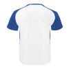 T-shirt de sport Bugatti à manches courtes unisexe Standard | Blanc-Bleu royal | roly-XL | sans marquage | non disponible | non disponible | non disponible