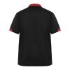 Polo unisexe antibactérien à manches courtes Samurai de 160&nbsp;g/m2 Standard | Noir-Rouge | 3XL | sans marquage | non disponible | non disponible | non disponible