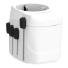 SKROSS Adaptateur de Voyage universel 3-Pôles Pro blanc | sans marquage | non disponible | non disponible