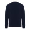 Sweater léger à col rond en coton recyclé Iqoniq Etosha bleu marine | 5XL | sans marquage | non disponible | non disponible | non disponible