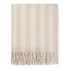 VINGA Couverture en laine GRS Lioro beige