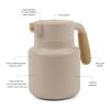 VINGA Pichet 1.2L en acier inoxydable recyclé RCS Arbe gris