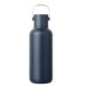 VINGA Bouteille Isotherme 600ml Cael en acier RCS bleu marine