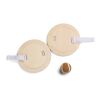 VINGA Jeu de raquettes scratch avec balle marron | sans marquage | non disponible | non disponible