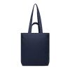 VINGA Tote bag avec zip en toile recyclée Hilo AWARE™ bleu marine | sans marquage | non disponible | non disponible | non disponible