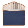 VINGA Bosler Housse ordinateur 14" en toile recyclée GRS bleu marin | sans marquage | non disponible | non disponible