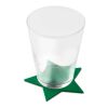 Sous verres en feutre RPET vert | sans marquage | non disponible | non disponible | non disponible