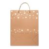 Sac cadeau en papier à motifs doré | sans marquage | non disponible | non disponible | non disponible