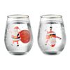 Set de 2 verres de Noël blanc | sans marquage | non disponible | non disponible | non disponible
