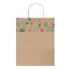 Sac en papier cadeau moyen beige | sans marquage | non disponible | non disponible | non disponible