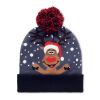 Bonnet de Noël tricoté avec LED bleu | sans marquage | non disponible | non disponible | non disponible